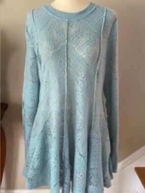 LIKE NEW Free People Coffee In The Morning Tunic-Small